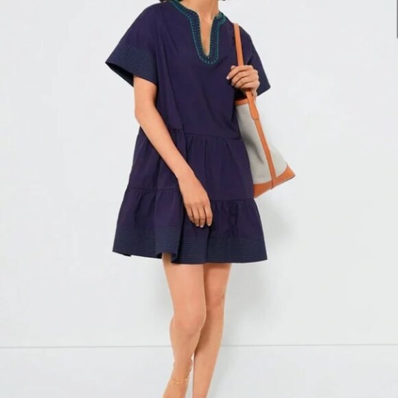 Tuckernuck Dresses & Skirts - NWT POMANDER PLACE Navy Kinsley Dress